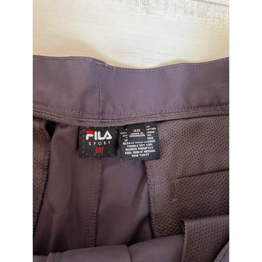 Fila Sport Golf Solid Gray Golf Shorts Men's Size 38 Athletic Pants - Picture 2 of 4
